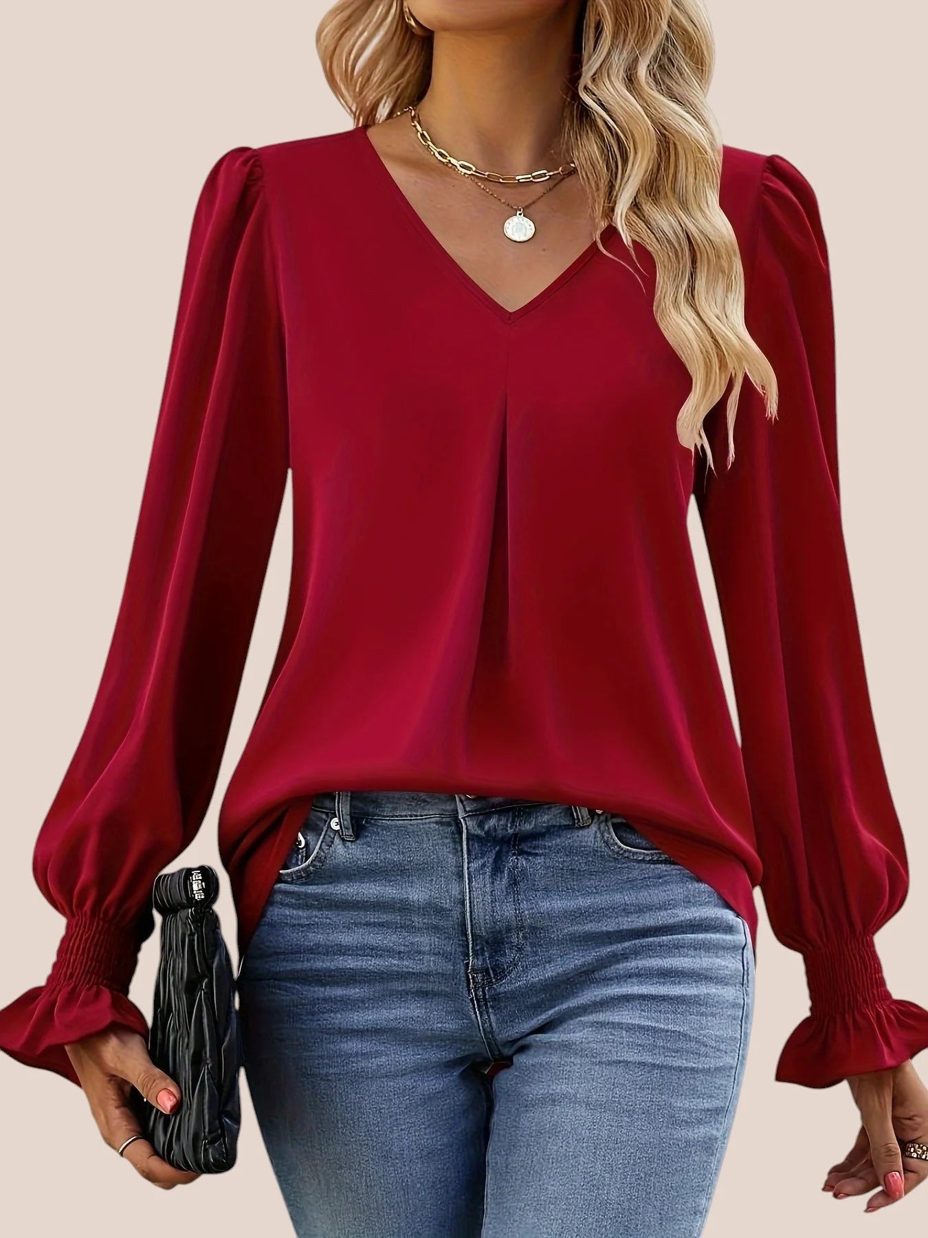 EVI | Stijlvolle herfstblouse